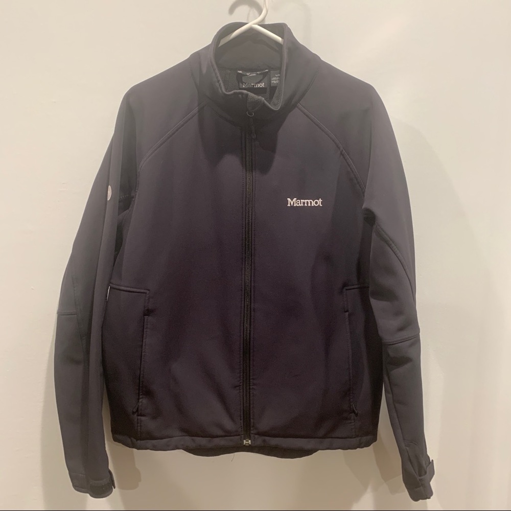 MARMOT Men's Black MEMBRAIN Logo Lining Style CC-306 Jacket Size Large LG Shell